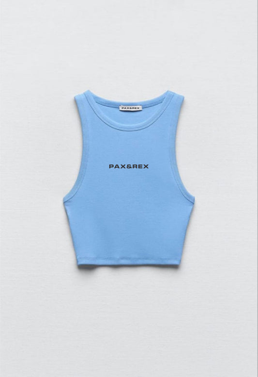 PAX&REX Core Racerback Crop Tank
